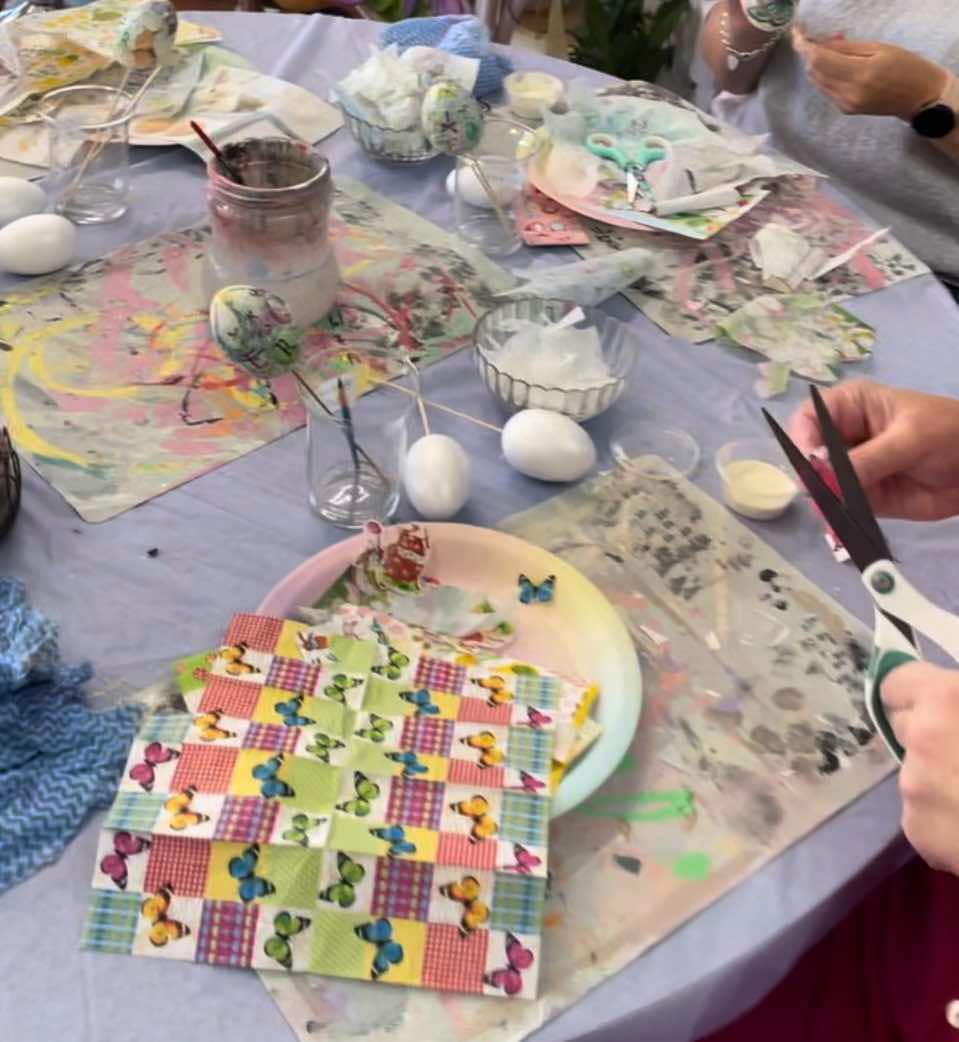 Adult Craft Class - Decoupaged Eggs